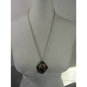 VTG Sarah Covington Rose Marie Gold Tone Chain Necklace 26" Boho Cottagecore Y2K